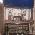 ancestor table in ancient house in Duong Lam ancient village