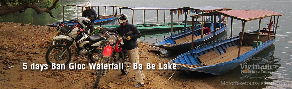 Vietnam motorbike tours Ba Be lake